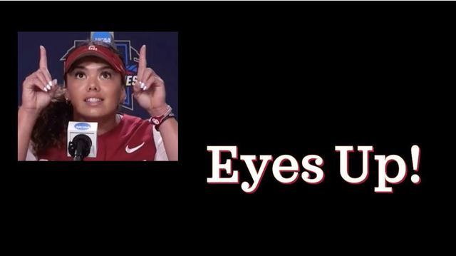 Sooners With "Eyes Up"